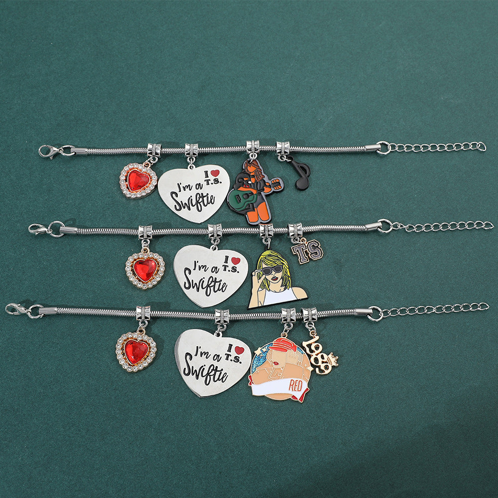 Wholesale Taylor Swift Zinc Alloy Bracelets